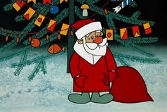 Стою у елки улыбаюсь, глаза блестят, краснеет нос.  Ну где найти такого мачо, чтоб был красив, как Дед Мороз?! 